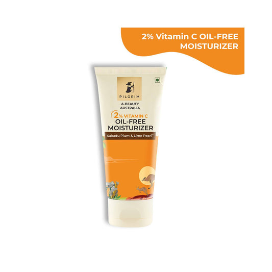 Pilgrim 2% Vitamin C Oil Free Moisturizer With Kakadu Plum & Lime Pearl For Brighter Skin (50 g)