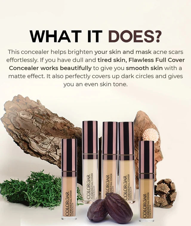 Colorbar Flaeless Full Cover Concealer 003 Satin (6ML)