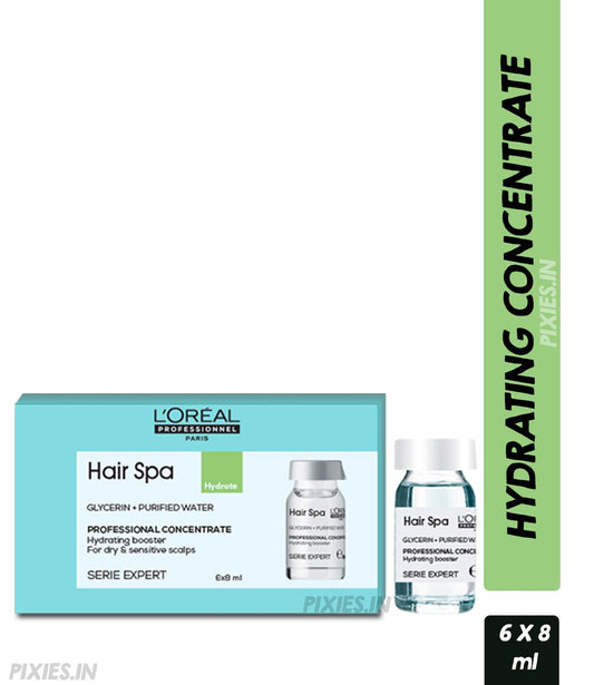 L'Oreal Professionnel Hair Spa Hydrating Concentrate (Pack of 6)
