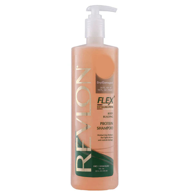Revlon Flex Body Building Protein Shampoo - Dry/Damaged 33% Extra (592 ml)