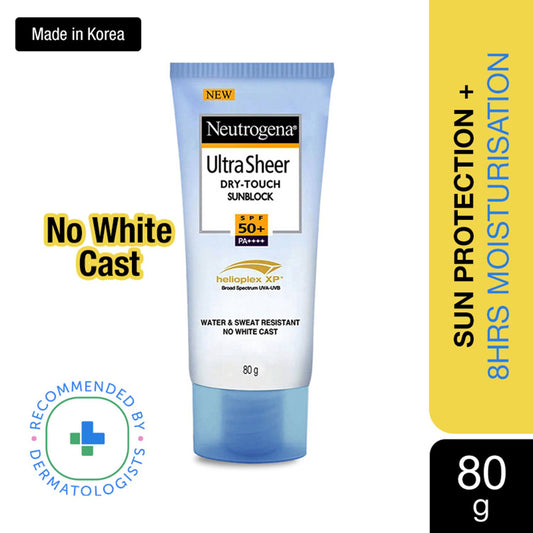 Neutrogena Ultrasheer SPF50+ PA+++ Face Sunscreen (80 g)